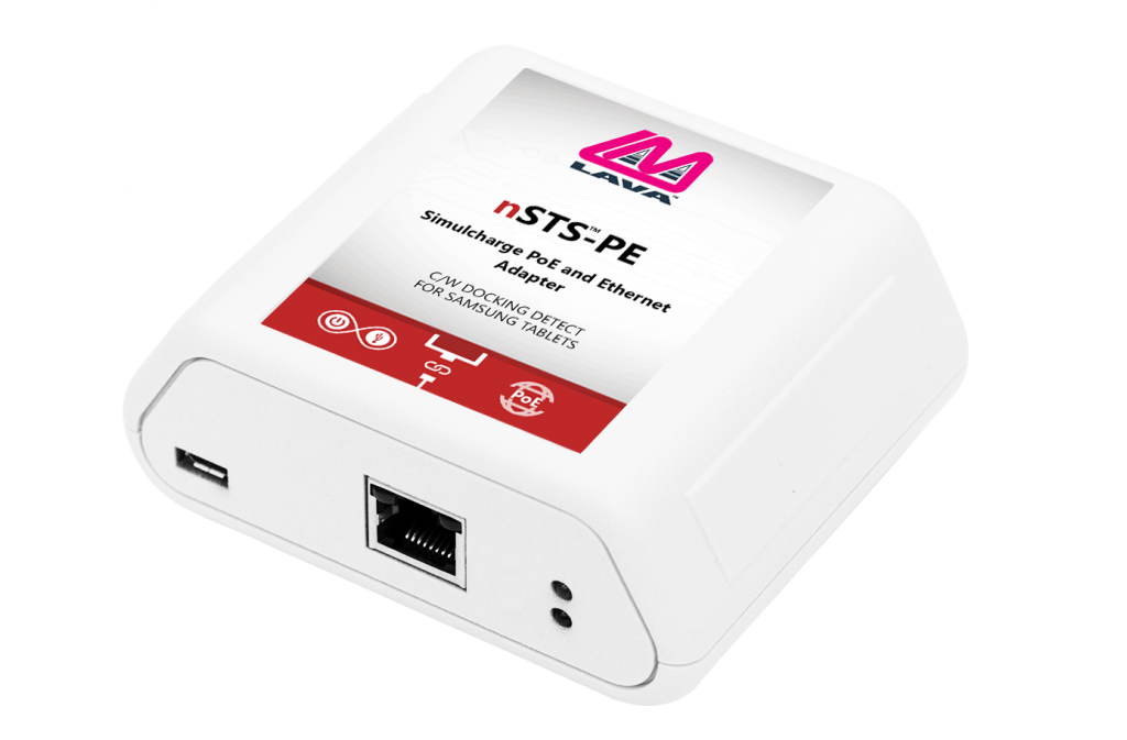 Samsung Tablet adapter with PoE and Ethernet