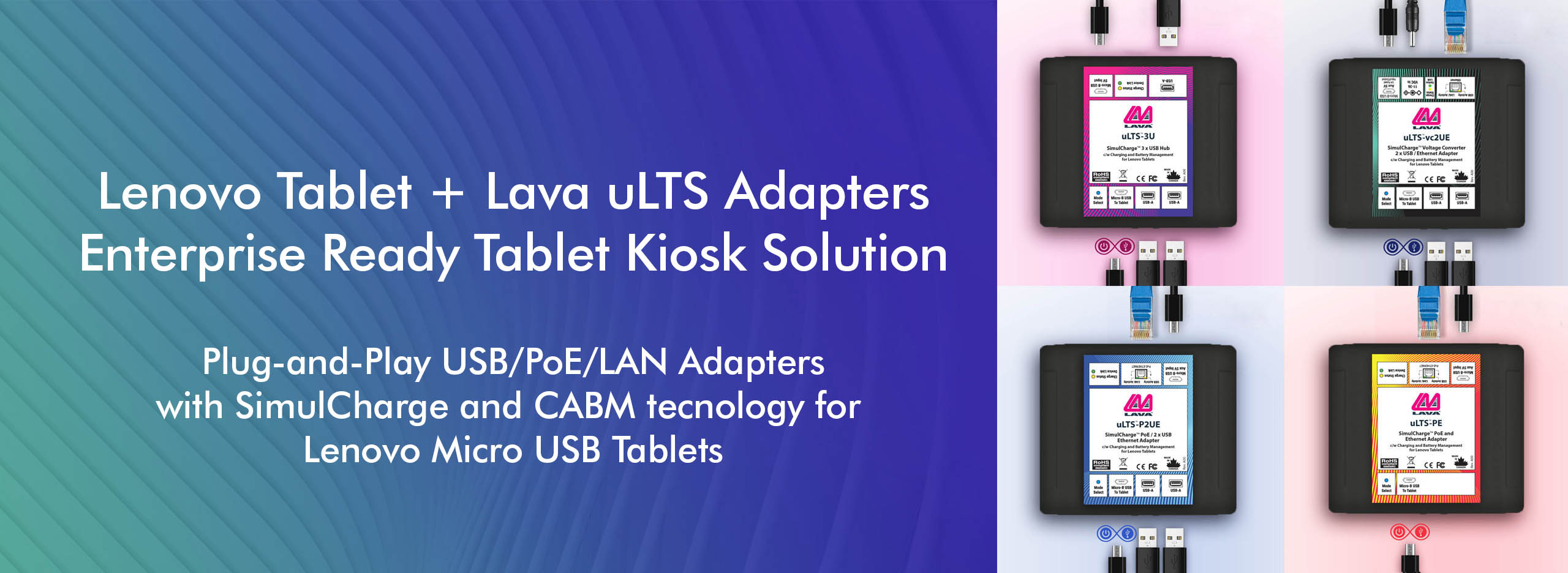 Micro USB uLTS Lenovo Adapters